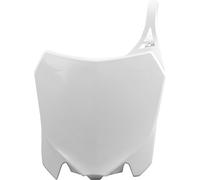 POLISPORT 8659400002 - Portanúmeros frontal réplica OEM fabricado en plástico brillante duradero y resistente compatible con motocicletas Honda en color blanco