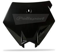 POLISPORT 8660900001 - Portanúmeros frontal réplica OEM fabricado en plástico brillante duradero y resistente compatible con motocicletas KTM en color negro