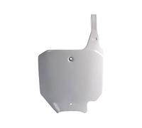 POLISPORT 8662200001 - Portanúmeros frontal réplica OEM fabricado en plástico brillante duradero y resistente compatible con motocicletas Honda en color blanco
