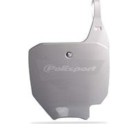 POLISPORT 8663200001 - Portanúmeros frontal réplica OEM fabricado en plástico brillante duradero y resistente compatible con motocicletas Honda en color blanco