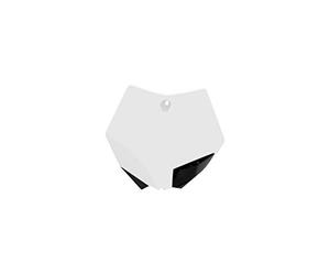 POLISPORT 8664700016 - Portanúmeros frontal réplica OEM fabricado en plástico brillante duradero y resistente compatible con motocicletas KTM en color blanco