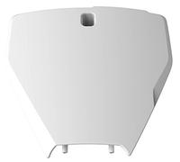 POLISPORT 8665800002 - Portanúmeros frontal réplica OEM fabricado en plástico brillante duradero y resistente compatible con motocicletas Husqvarna en color blanco