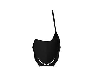POLISPORT 8666100003 - Portanúmeros Frontal réplica OEM Fabricado en plástico Brillante Duradero y Resistente Compatible con Motocicletas Suzuki en Color Negro