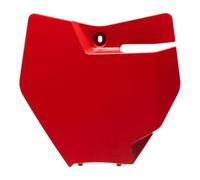 POLISPORT 8666200002 - Portanúmeros frontal réplica OEM fabricado en plástico brillante duradero y resistente compatible con motocicletas GAS GAS en color rojo