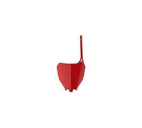 POLISPORT 8667200001 - Portanúmeros frontal réplica OEM fabricado en plástico brillante duradero y resistente compatible con motocicletas Honda en color rojo