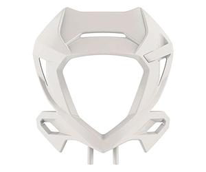 POLISPORT 8667300001 - Máscara de remodelación de faro resistente y duradera compatible con motocicletas BETA en color Blanco