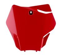 Polisport Portanúmeros frontal 8668100003 – réplica OEM, plástico brillante, compatible Gas Gas Rojo