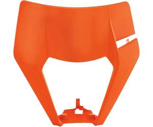 POLISPORT 8668600002 - Máscara de remodelación de Faro Resistente y Duradera Compatible con Motocicletas KTM en Color Naranja