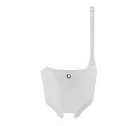POLISPORT 8670700002 - Portanúmeros Frontal réplica OEM Fabricado en plástico Brillante Duradero y Resistente Compatible con Motocicletas Honda en Color Blanco
