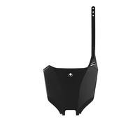 POLISPORT 8670700003 - Portanúmeros Frontal réplica OEM Fabricado en plástico Brillante Duradero y Resistente Compatible con Motocicletas Honda en Color Negro