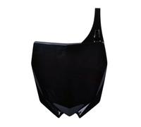 POLISPORT 8678400002 - Portanúmeros frontal réplica OEM fabricado en plástico brillante duradero y resistente compatible con motocicletas Yamaha en color negro