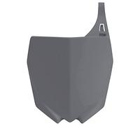 POLISPORT 8678400007 - Portanúmeros frontal réplica OEM fabricado en plástico brillante duradero y resistente compatible con motocicletas Yamaha en color nardo gris