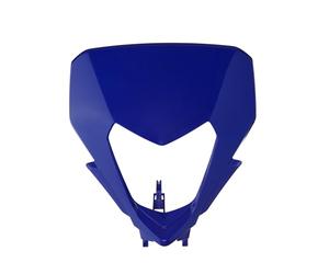 POLISPORT 8681100003 - Máscara de remodelación de faro resistente y duradera compatible con motocicletas SHERCO en color S-Azul