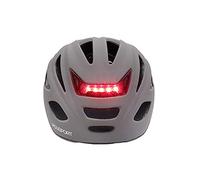 Polisport 8740100001 - Casco City'Go Bicicleta Urbana Ciudad para Hombres y Mujeres Ajustable Talla M (54-59cm) con Visera y certificación CE en Color Gris Carbón Mate