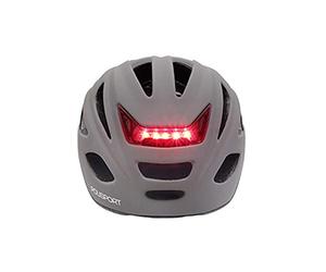 Polisport 8740100001 - Casco City'Go Bicicleta Urbana Ciudad para Hombres y Mujeres Ajustable Talla M (54-59cm) con Visera y certificación CE en Color Gris Carbón Mate