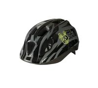 POLISPORT 8740400022- Casco Junior Cool Rabbit para niños de 4 a 6 años con 10 ventilaciones, Ajuste Seguro y protección contra Insectos, Ideal para Ciclismo y Patinaje en Color Gris Oscuro/Negro