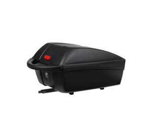 Polisport 8870100002 - Caja Superior Trasera Bici 11L, cerrable e Impermeable, Maletero Resistente para Bicicleta, Compatible con portaequipajes MIK y MIK-HD SnapLock, Negro