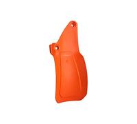 POLISPORT 8906400002 - Flap amortiguador trasero réplica OEM fabricado en plástico brillante duradero y resistente compatible con motocicletas KTM en color naranja