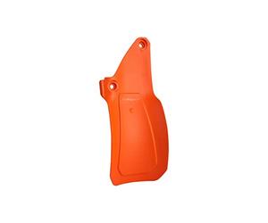 POLISPORT 8906400002 - Flap amortiguador trasero réplica OEM fabricado en plástico brillante duradero y resistente compatible con motocicletas KTM en color naranja