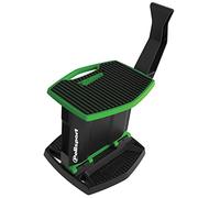 Polisport 8982700005 - Caballete Plegable con Pedal de Polipropileno y Goma, Ligero y fácil de Transportar, con Bolsillos para Herramientas. Diseño en Color Verde