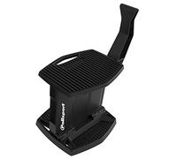 Polisport 8982700006 - Caballete Plegable con Pedal de Polipropileno y Goma, Ligero y fácil de Transportar, con Bolsillos para Herramientas. Diseño en Color Negro