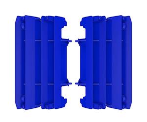 POLISPORT 8985500001 - Juego de protectores de radiador fabricado en polipropileno resistente y duradero sin herrajes compatible con motocicletas Yamaha en color azul