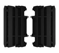 POLISPORT 8985500003 - Juego de protectores de radiador fabricado en polipropileno resistente y duradero sin herrajes compatible con motocicletas Yamaha en color negro