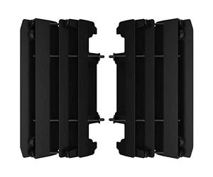 POLISPORT 8985500003 - Juego de protectores de radiador fabricado en polipropileno resistente y duradero sin herrajes compatible con motocicletas Yamaha en color negro