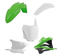 POLISPORT 90632 - Kit de Réplicas Plásticas MX de Polisport para los que buscan la calidad OEM para motocicletas Kawasaki en color OEM