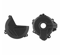 POLISPORT 91004 - Kit de Protección de Tapas de Motor Modelos SHERCO Negro