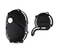 Polisport 91624 - Kit de Protección de Motor Extreme para Stark Varg 23'-26' - Protector de Tapa de Embrague, Bomba de Agua y Encendido, Cobertura Ampliada, Color Negro
