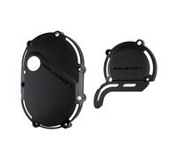 Polisport 91624 - Kit de Protección de Motor Extreme para Stark Varg 23'-26' - Protector de Tapa de Embrague, Bomba de Agua y Encendido, Cobertura Ampliada, Color Negro