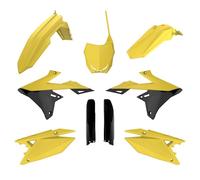 POLISPORT 91654 - Kit completo de plásticos para SUZUKI RMZ250 19'- y RMZ450 18'- con ajuste perfecto y calidad OEM para uso off-road, Color OEM 26'