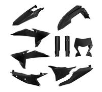 POLISPORT 91657 - Kit completo de plásticos para KTM EXC/EXC-F/XC-W/XC-FW 26'- con ajuste perfecto y calidad OEM para uso off-road, Color Negro