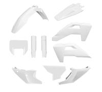 POLISPORT 91661 - Kit completo de plásticos para HUSQVARNA TE/FE 26'-con ajuste perfecto y calidad OEM para uso off-road, Color Blanco