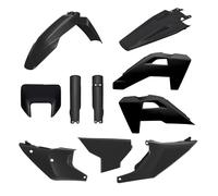 POLISPORT 91662 - Kit completo de plásticos para HUSQVARNA TE/FE 26'-con ajuste perfecto y calidad OEM para uso off-road, Color Negro