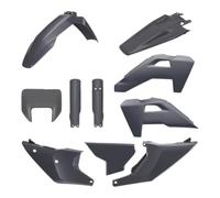 POLISPORT 91663 - Kit completo de plásticos para HUSQVARNA TE/FE 26'-con ajuste perfecto y calidad OEM para uso off-road, Color Nardo Gris