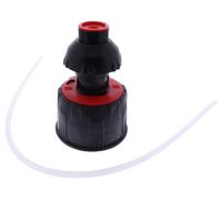 Polisport 8152800001 - ProOctane recambio de sistema de llenado rápido de 37mm de diámetro para bidón de gasolina con tapón antiderrame en color negro