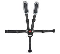 POLISPORT Cinturón de Seguridad + hombreras Recambio, Unisex-Baby, Negro/Plata, One Size