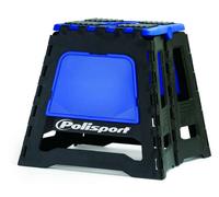 POLISPORT Elevador fijo plegable para motocicletas azul/negro, negro