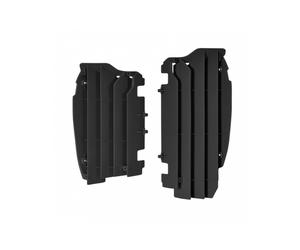 POLISPORT Funda de radiador negra Kawasaki KX250F, negro