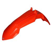 POLISPORT 8572200001 - Guardabarros delantero réplica OEM fabricado en plástico brillante duradero y resistente compatible con motocicletas KTM en color naranja