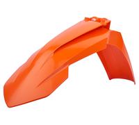 Polisport Guardabarros delantero 8574200001 – réplica OEM, plástico brillante duradero, naranja