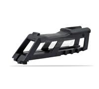 POLISPORT Guía de cadena negra Kawasaki KX250F/KX450F, negro