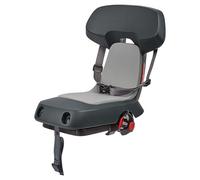 Polisport Guppy Junior Silla De Bicicleta Trasera para Niños, Gris Oscuro, hasta 35 Kg - Cómoda, Segura, Premiada - Silla De Bicicleta para Niños, Compatible con Portaequipajes