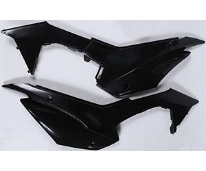Polisport Honda CRF110F - Placas de números laterales para coche, color negro, modelo 2013-19