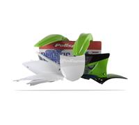 Polisport Juego Plástico Apto An Kawasaki KX 450F 09-11 Verde/Blanco/Negro