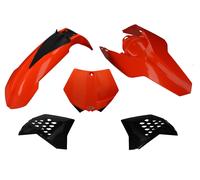 Polisport Juego Plástico Apto An KTM EXC (F) Exc-R 08-11 SX (F) 07-10 Naranja /