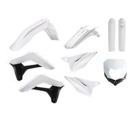 Kit completo de plásticos polisport para sherco se-r-sef-r(17-23) color blanco