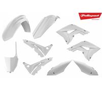 POLISPORT Kit plástico blanco Honda CR125/250R, blanco